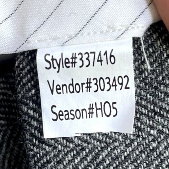 Banana Republic Mens Size 33X30 Grey Wool Blend Dress Suit Pants - Picture 8 of 8